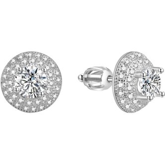 Stříbrné náušnice se zirkony AGUP1599S Beneto