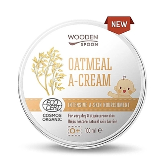 Hydratační máslo s ovesnými vločkami na atopický ekzém Wooden Spoon 100ml