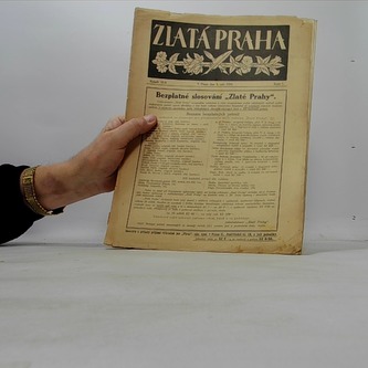 Zlatá Praha Ročník 42.(XLII)  Sešit 1.