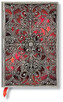 Notes Flexis Silver Filigree Garnet Mini w linię 208 str., Paperblanks