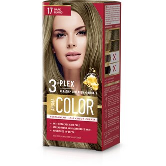 Barva na vlasy - tmavá blond  č.17  Aroma Color