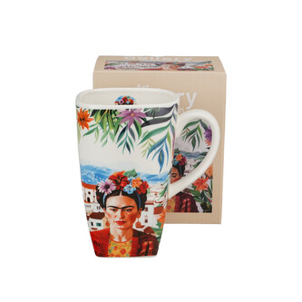 Kubek kwadratowy MEXICAN ART RED