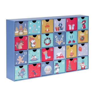 Adventní kalendář 39x25 cm SPRINGOS CA1507