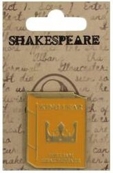 Szekspir Przypinka metalowa - Król Lear