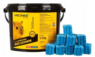 Vigonez VIGONEZ MARS 50 Kostka k hubení hlodavců, myší a potkanů 1,5kg