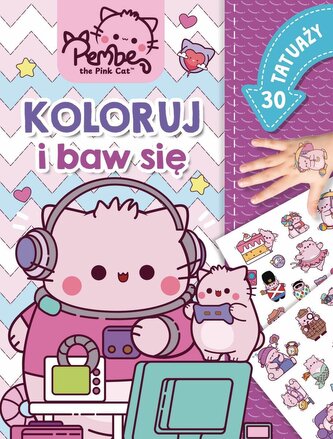 Pembe. Koloruj i baw się. 30 tatuaży