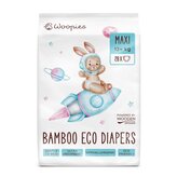 Woopies dětské EKO pleny MAXI (12+kg) Wooden Spoon 28ks