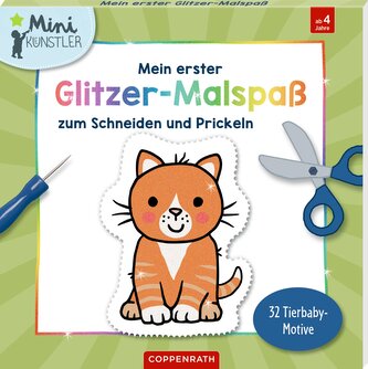 Mein erster Glitzer-Malspaß zum Schneiden und Prickeln