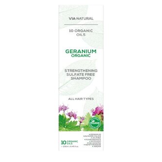 Posilující šampon na vlasy s bio geranium Via natural 250ml