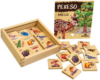 Lesní svět Pexeso klasické - Náš les SK