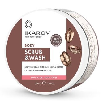 Peeling na tělo a obličej Káva Ikarov 200g