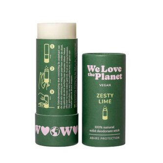 Přírodní tuhý deodorant Zesty Lime We love the planet 40g