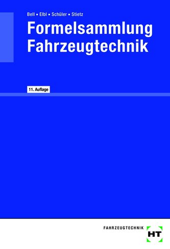 Formelsammlung Fahrzeugtechnik