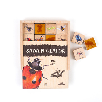 Lesní svět Pečiatky 16 kusov - Hmyz SK