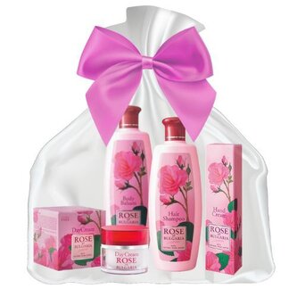 Dárkový balíček kosmetiky bulharská růže mini Rose of Bulgaria