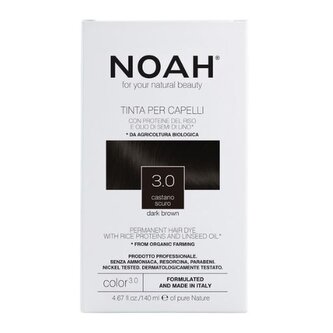 Krémová barva na vlasy tmavě hnědá Noah 140ml