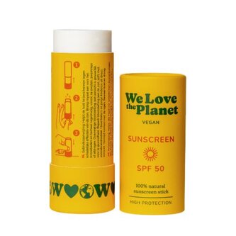 Opalovací krém v tyčince SPF50 We love the planet 40g