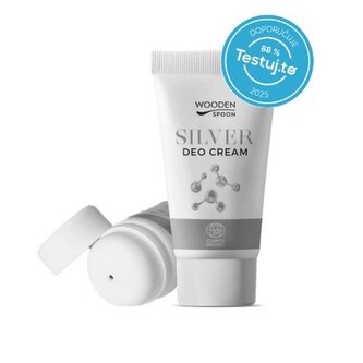 Organický krémový deodorant s mikrostříbrem Wooden Spoon 40ml