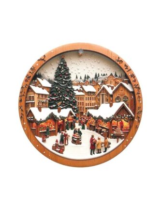 Podložka pod hrnec Vánoční trhy Christmas Cuccioli BRANDANI