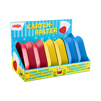 Haba DISPLEJ 6 ks Držák na karty 3 barvy po 2 ks, věk: 3+