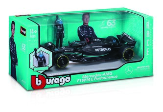 Bburago 1:24 RACE Formula F1 - Mercedes-AMG F1 W14 E (2023) #44 Lewis Hamilton s řidičem, věk: 0+