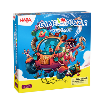 Haba Hra a Puzzle 2v1 Bláznivý vrtulník od 5 let, věk: 5+