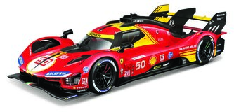 Bburago 1:18 Ferrari Racing 499P č.50 Červená 24H Le Mans Šampion 2024, věk: 0+