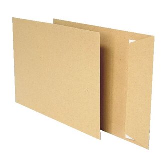 Koperta B5 z paskiem B-Mail 80 g brązowa BONG 2278