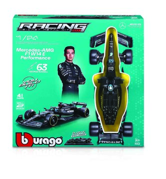 Bburago 1:24 RACE Formula F1 MODEL-KIT - Mercedes-AMG F1 W14 E (2023) #63 George Russell, věk: 0+