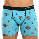 Pánské boxerky 69SLAM fit bamboo day of the dead  (MPBDOF-BB) S
