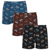 3PACK pánské trenky Andrie vícebarevné (PS 5892) 3XL