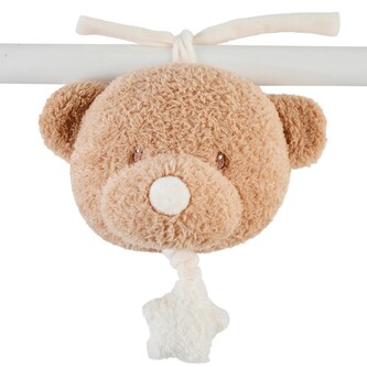 NATTOU Hračka hudební Teddy medvídek 16 cm, 0m+