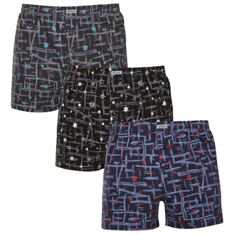 3PACK pánské trenky Andrie vícebarevné (PS 5925) XL