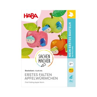 Haba Kreativní sada První skládací jablko s červíkem, věk: 3+