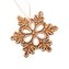 Závěsný keramický perníček - vločka, 6/360
