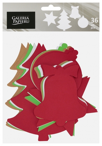 Ozdoba 17x25 cm op.36 szt. Galeria Papieru Boże Narodzenie ARGO 208001