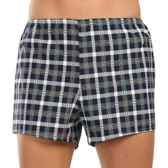 Klasické pánské trenky Foltýn vícebarevné kostky (K58) S