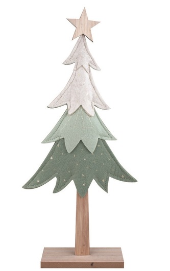 Strom z filcu na postavení 20 x 43 x 5 cm