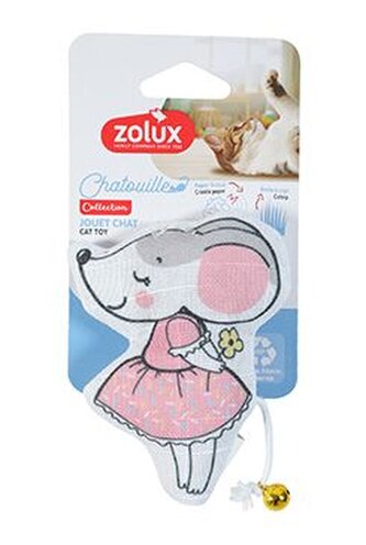 Hračka kočka CHATOUILLE Myška baletka Zolux