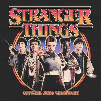 Oficiální nástěnný kalendář 2026: Netflix|Stranger Things s plakátem (SQ 30,5 x 30,5|61 cm)
