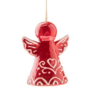 Keramický zvonek - anděl, 6/216