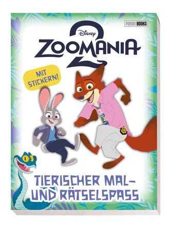 Disney Zoomania 2: Tierischer Mal- und Rätselspaß - Mit Stickern!