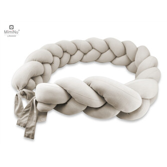 KIECZMERSKI Ochraniacz - warkocz MIMINU SOFT 220-240cm beż