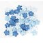 Ozdoba dekoracyjna kwiaty z perłami niebieskie op50szt GALERIA PAPIERU 252034  AR