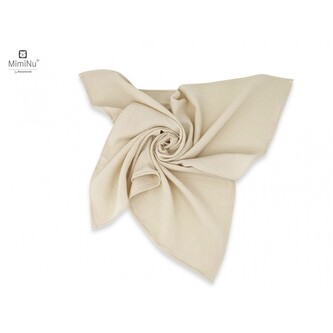 KIECZMERSKI Pieluszka 30x30 cm MUŚLIN BAWEŁNIANY bawełna 100% beż 2-pak