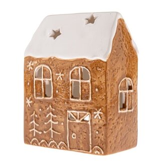 Keramický svícen - domek 14 cm, 3/54