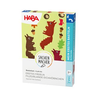 Haba Kreativní sada První navlékání plstěná girlanda Veverka, věk: 3+