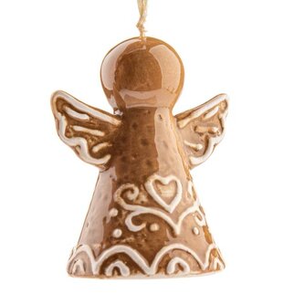 Keramický zvonek - anděl, 6/216