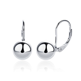 NB-3157 Stříbrné náušnice kuličky 9mm