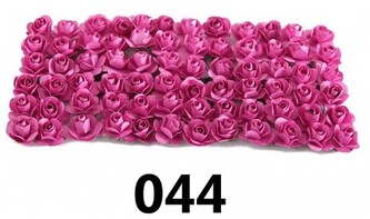 Kwiaty papierowe 15mm/72szt, amarantowe, Florystyka